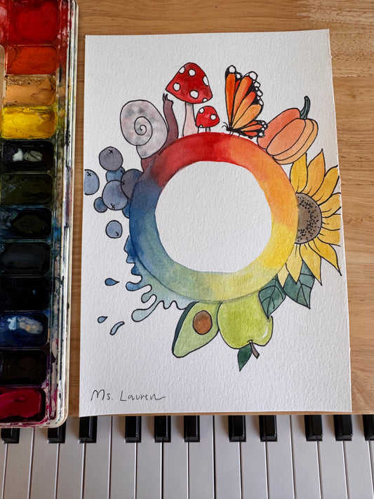 Isaac Newton's Color Wheel