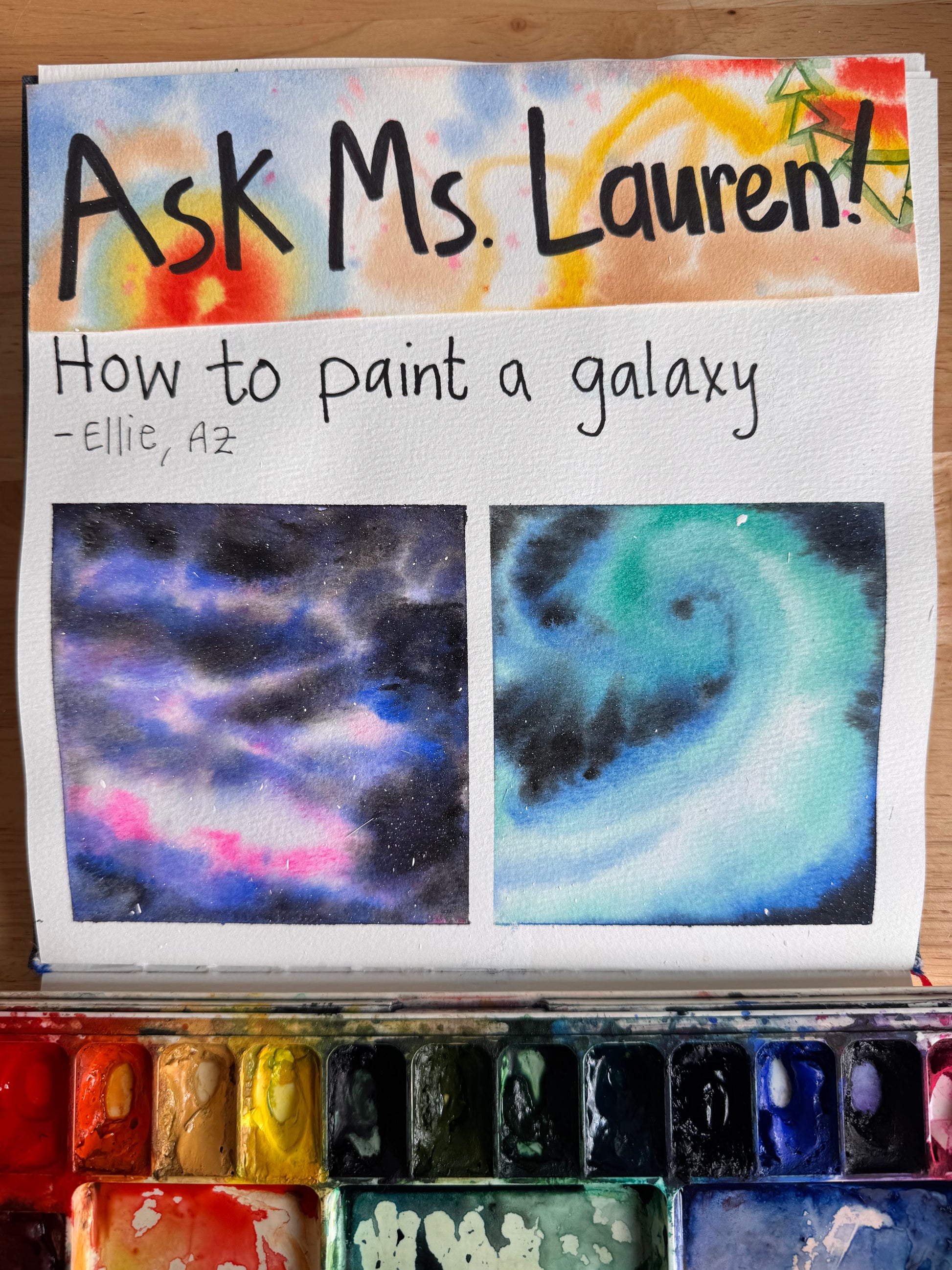 How to Paint a Galaxy