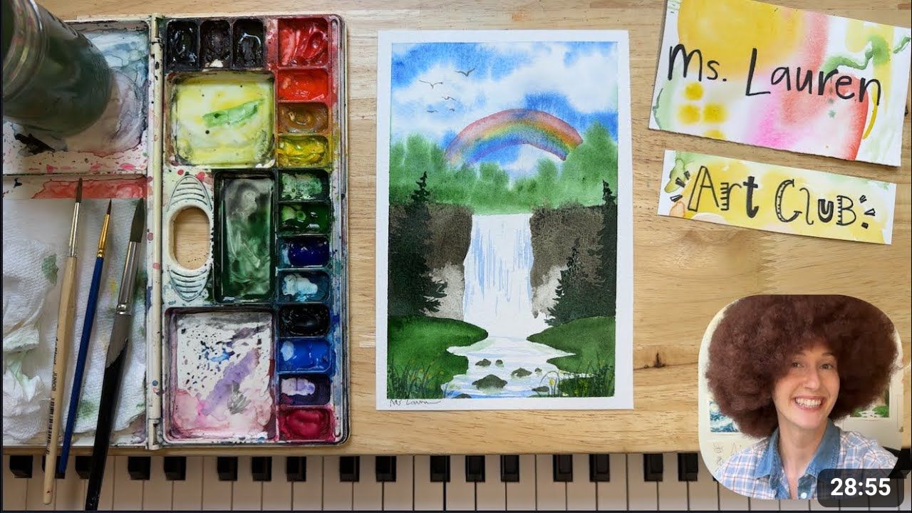 Bob Ross Waterfall
