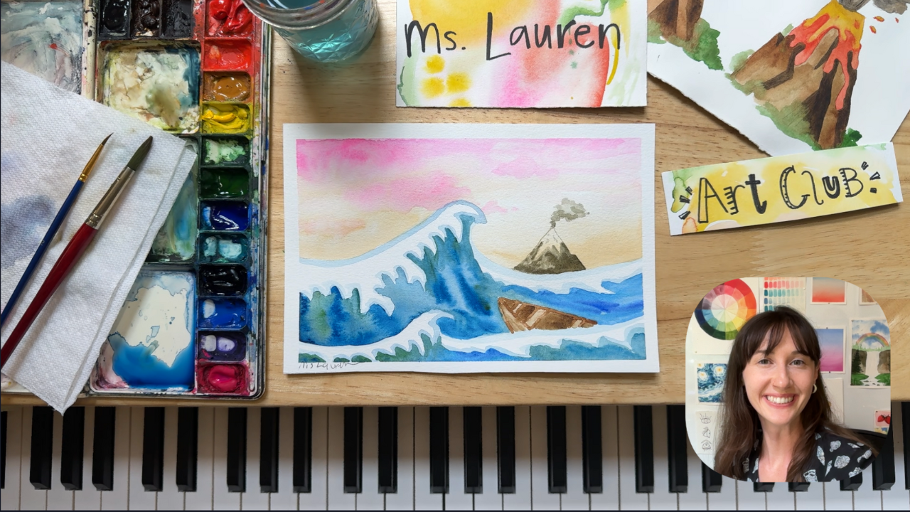 The Great Wave – Art With Lauren